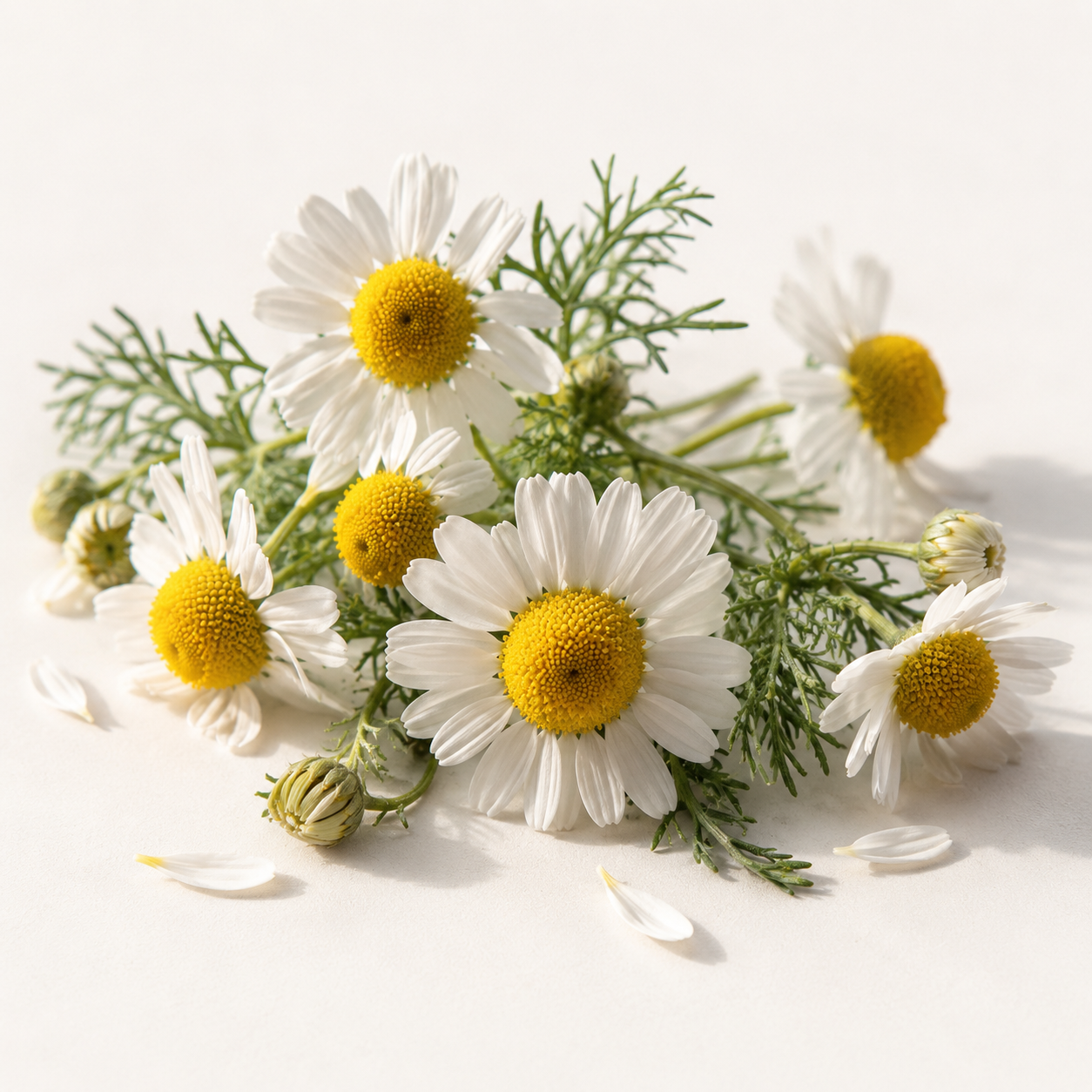 Botanical illustration: Chamomile